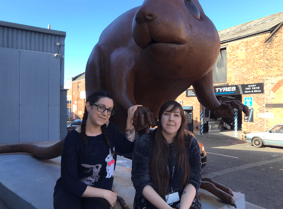 Amy (left) and Nicola (right)