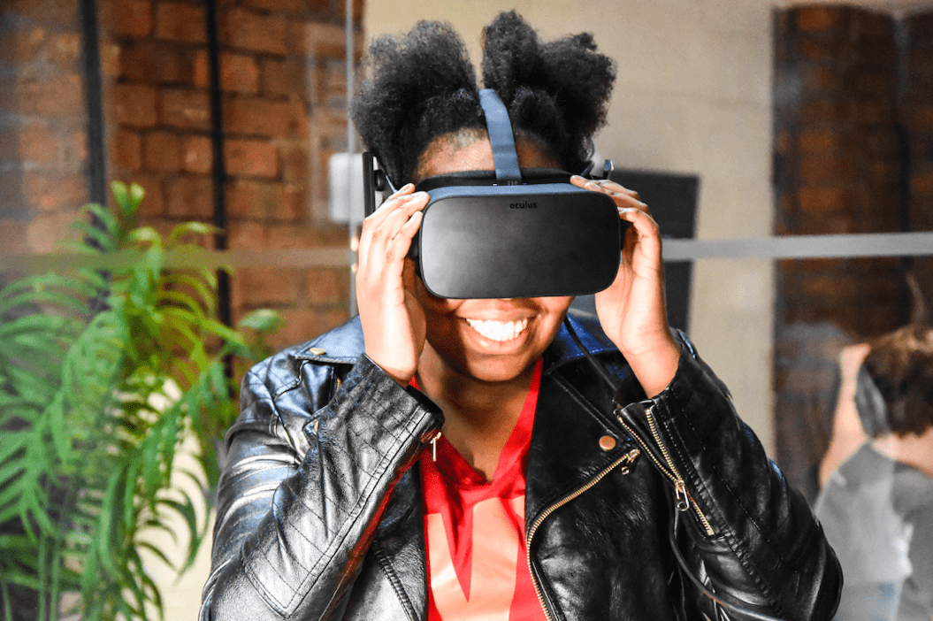 One of our InnovateHers on a trip to Lucid's HQ