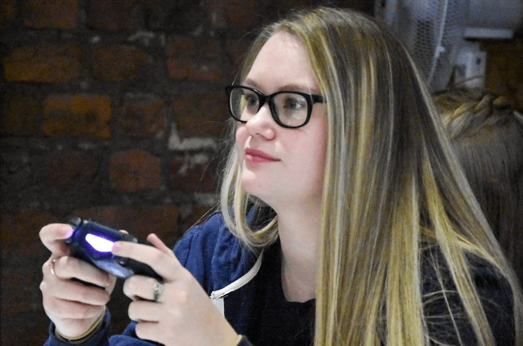 One of our InnovateHers on a trip to Lucid's HQ